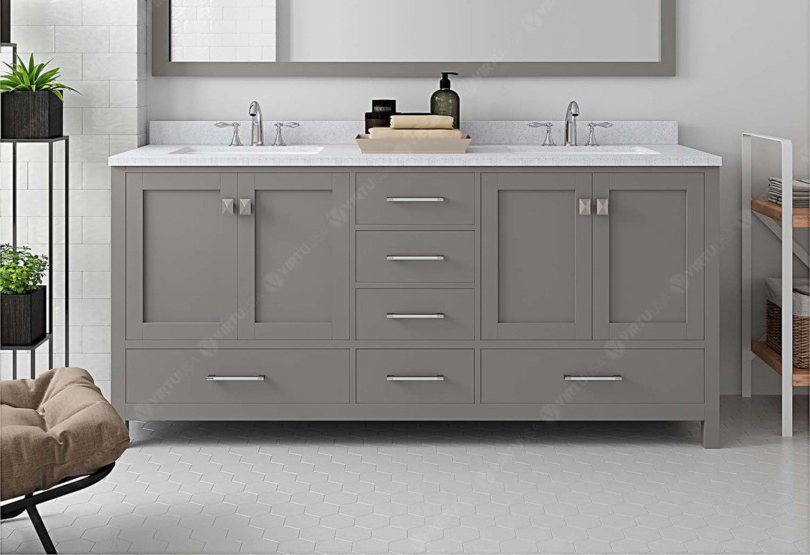 Caroline Avenue 72" Double Bath Vanity
