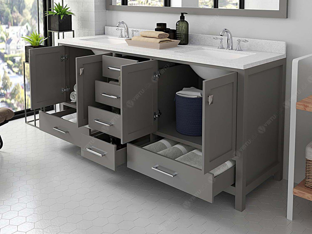 Caroline Avenue 72" Double Bath Vanity
