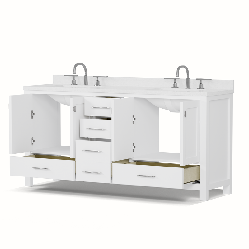 Caroline Avenue 72" Double Bath Vanity