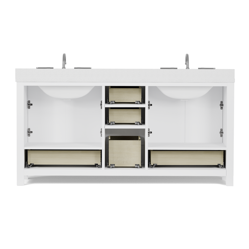 Caroline Avenue 72" Double Bath Vanity