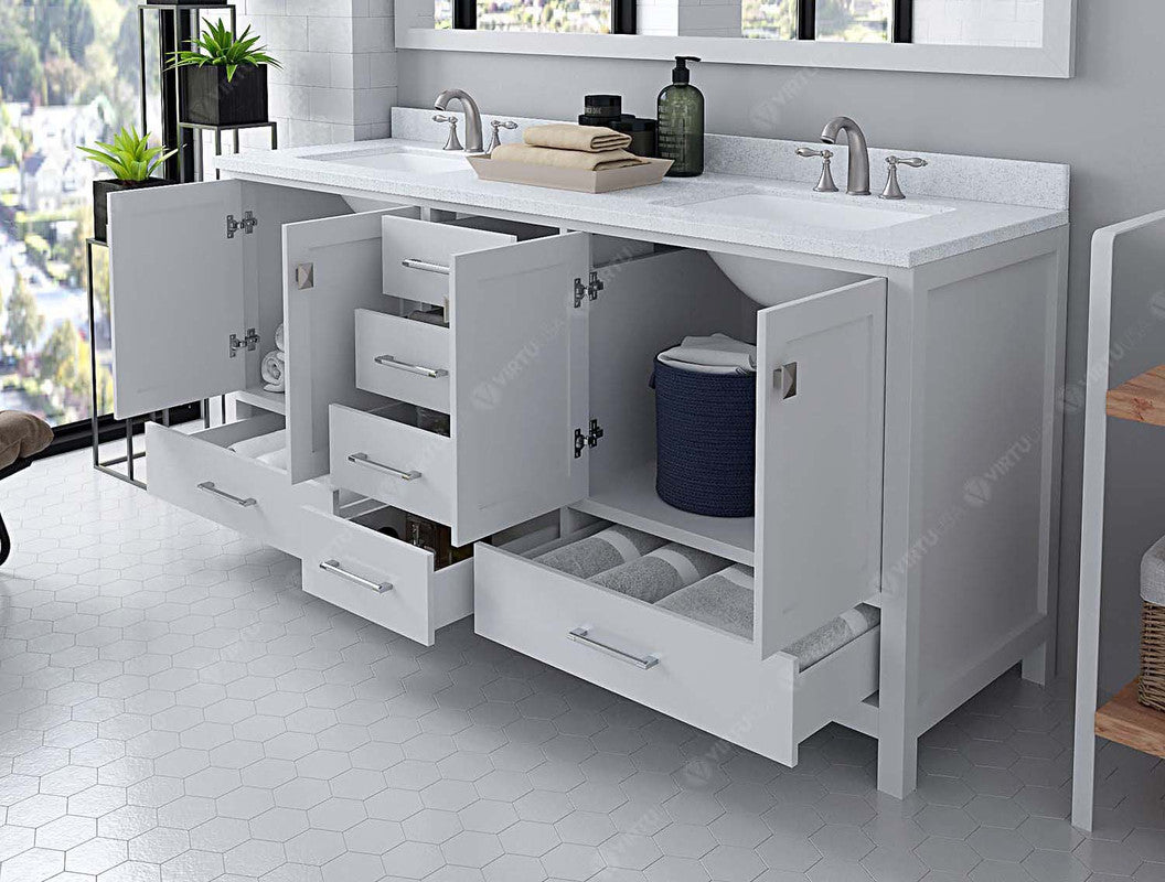 Caroline Avenue 72" Double Bath Vanity