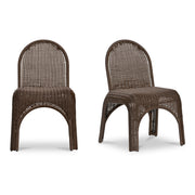 Moes Kendall Outdoor Dining Chair Brown-Set of Two GE-1006-03