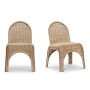 Moes Kendall Outdoor Dining Chair Natural-Set of Two GE-1006-24