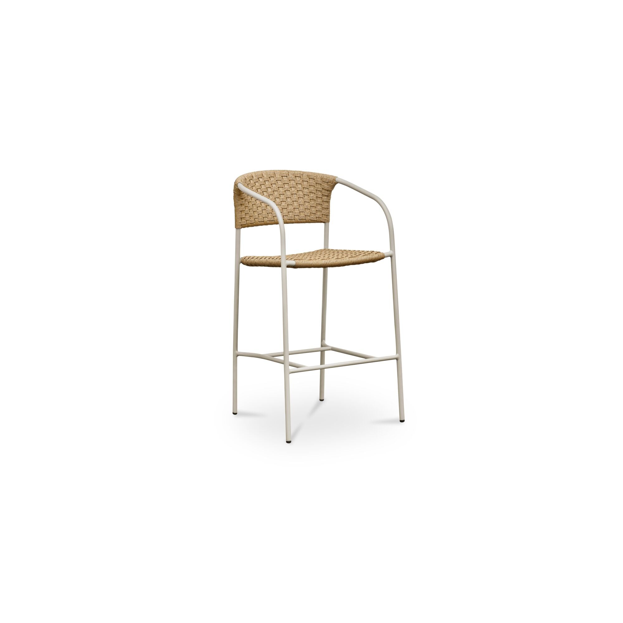 Moes Zola Outdoor Bar Stool Natural GE-1007-24