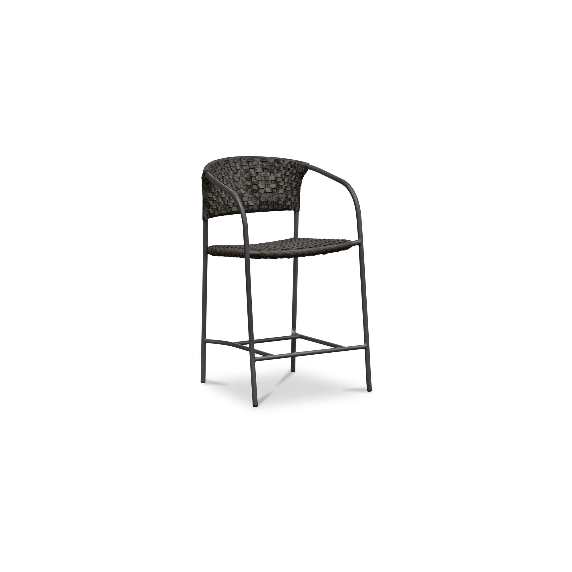 Moes Zola Outdoor Counter Chair Dark Brown GE-1008-20