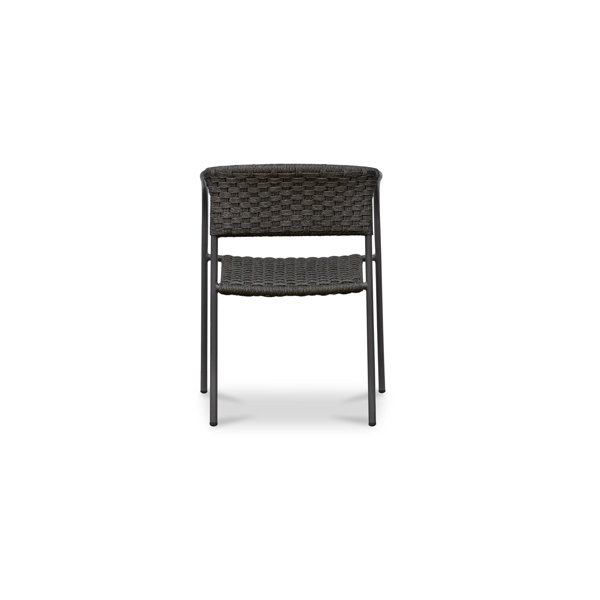 Moes Zola Outdoor Dining Chair Dark Brown-Set Of Two GE-1009-20