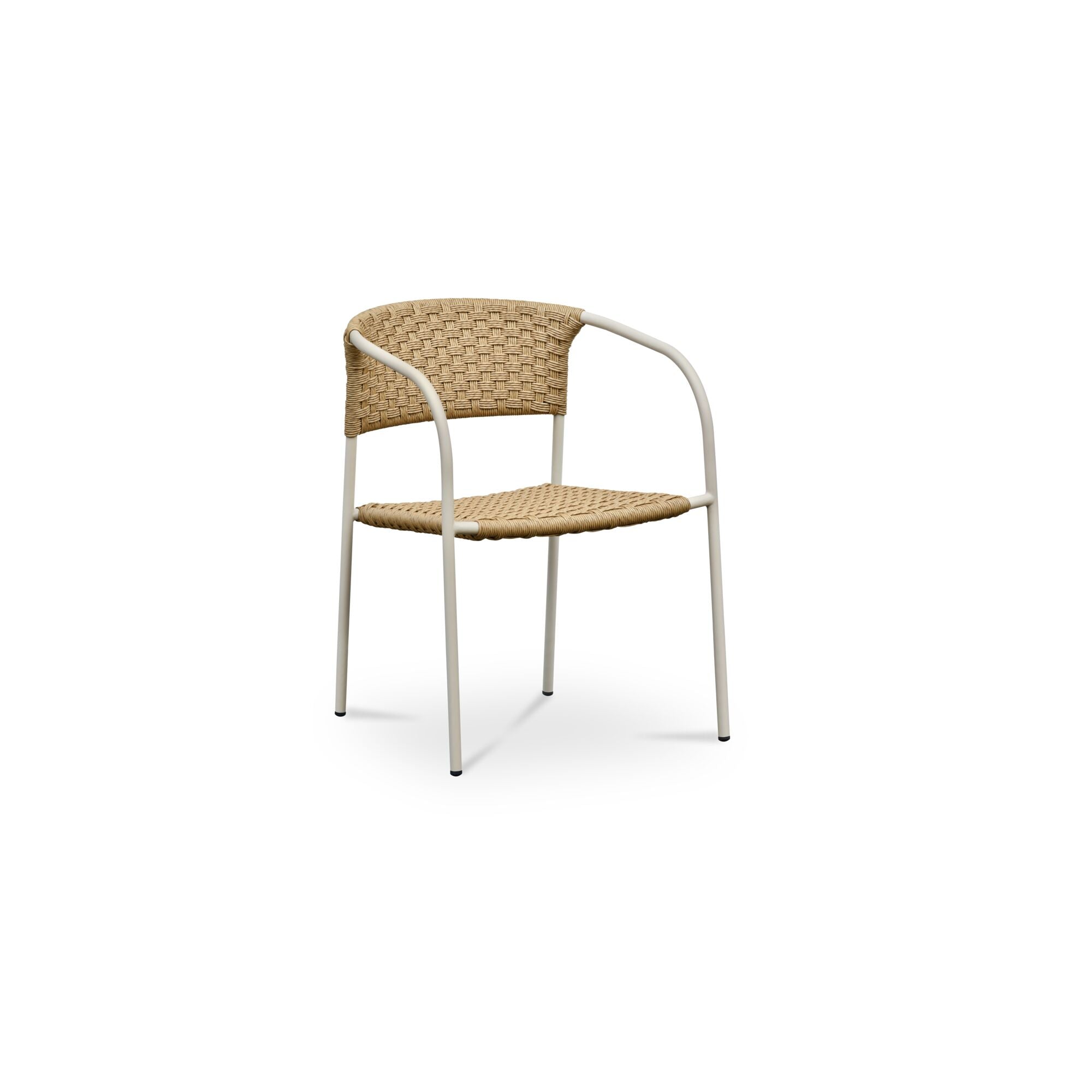 Moes Zola Outdoor Dining Chair Natural-Set Of Two GE-1009-24