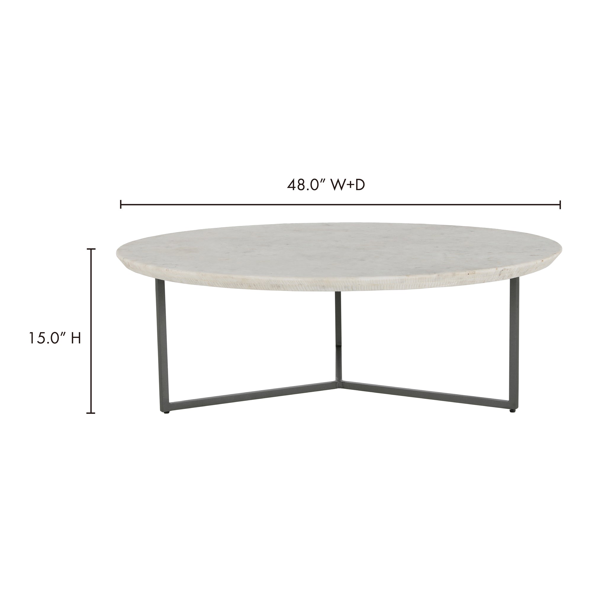 Moes Chloe Coffee Table White GK-1110-18-0