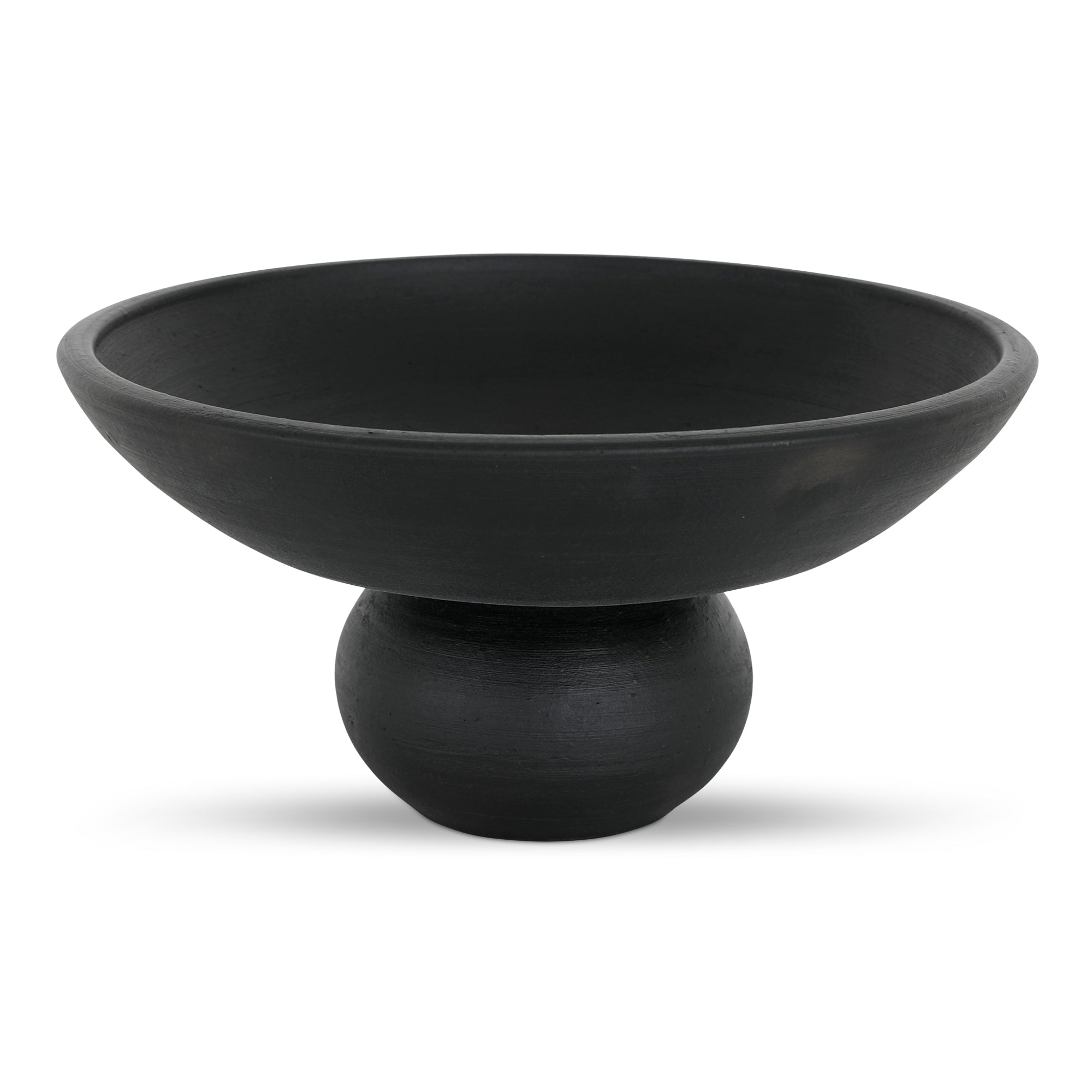Moes Asha Decorative Bowl Black Terracotta GK-1132-02
