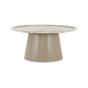 Moes Kimberley Coffee Table White Marble GK-1138-18-0