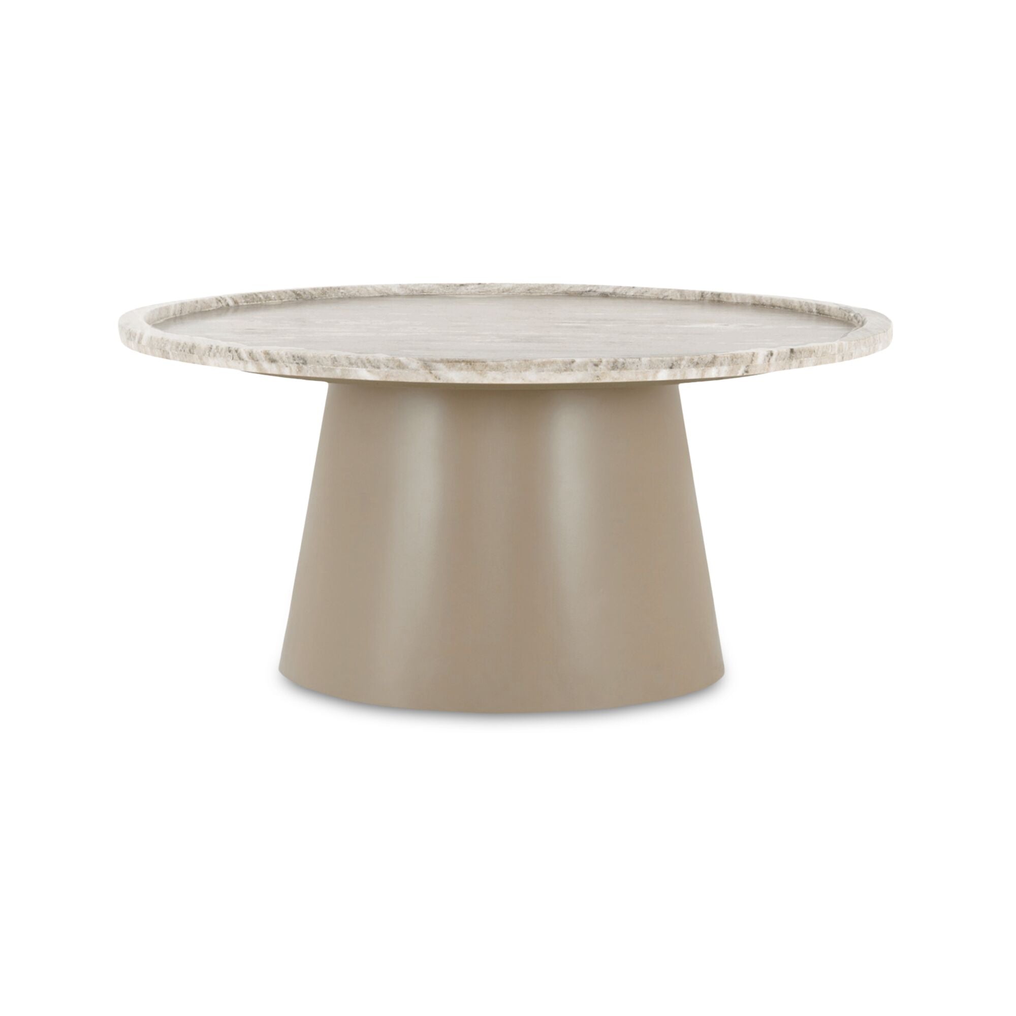 Moes Kimberley Coffee Table White Marble GK-1138-18-0