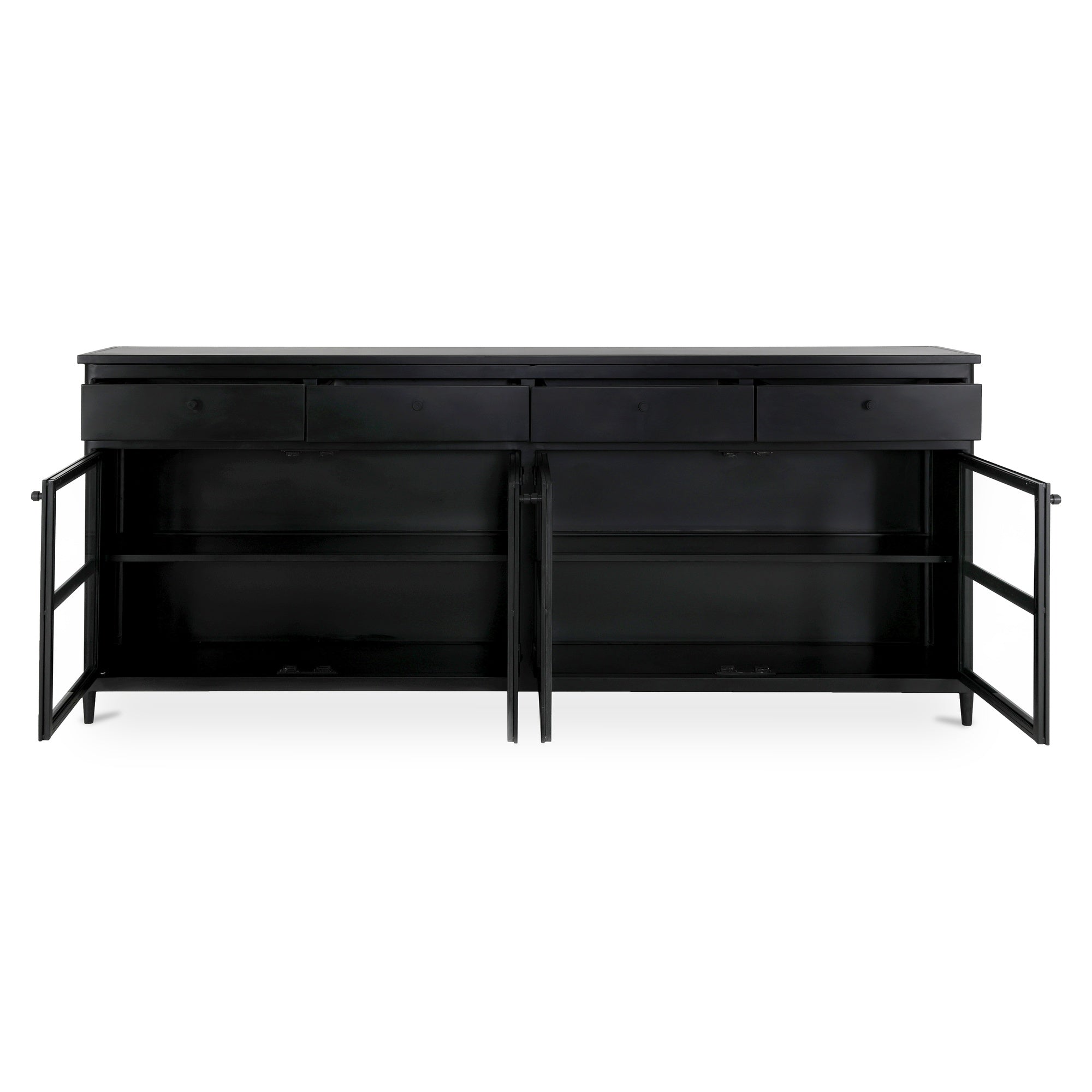 Moes Henry Metal Sideboard Black GK-1141-02