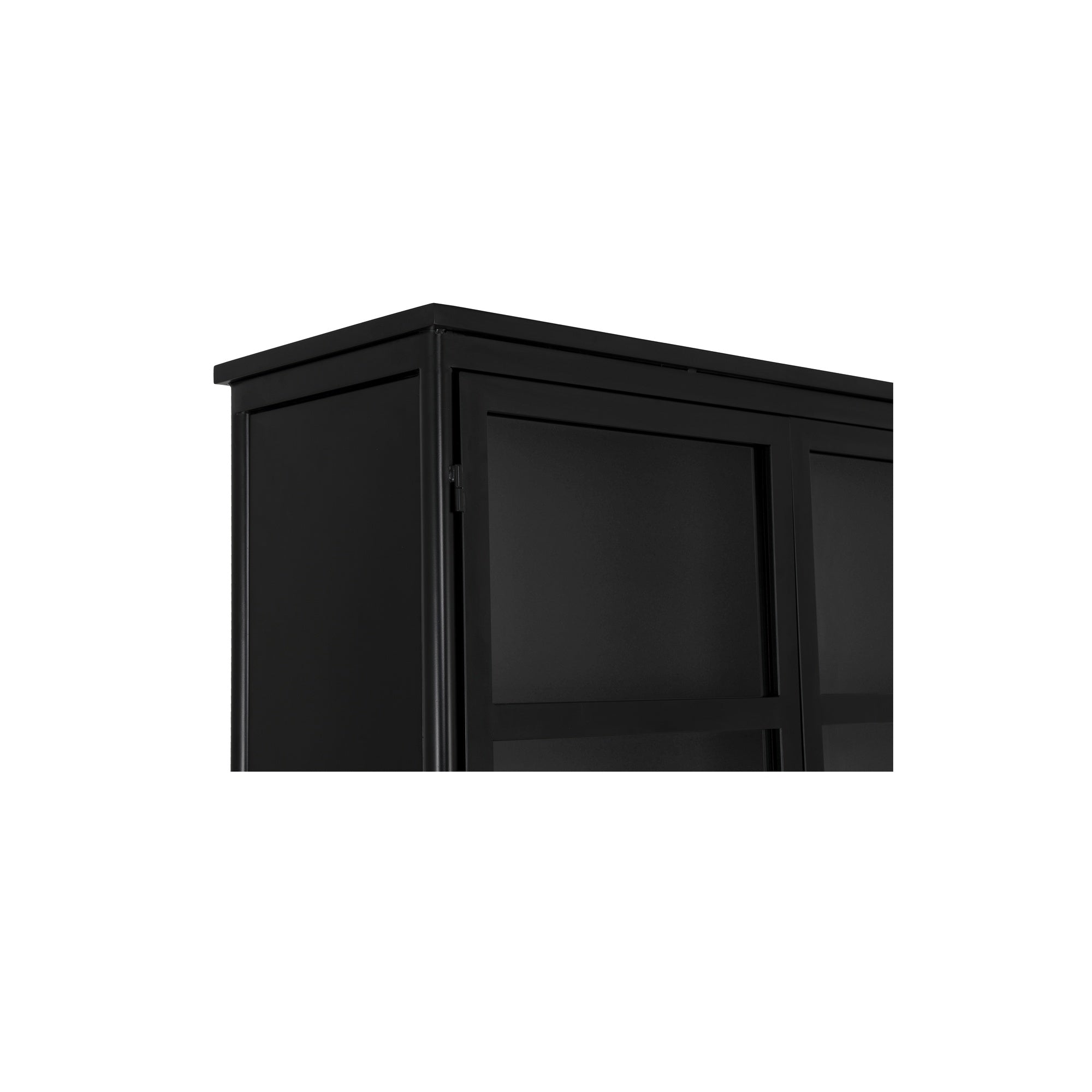 Moes Henry Metal Tall Cabinet Black GK-1142-02