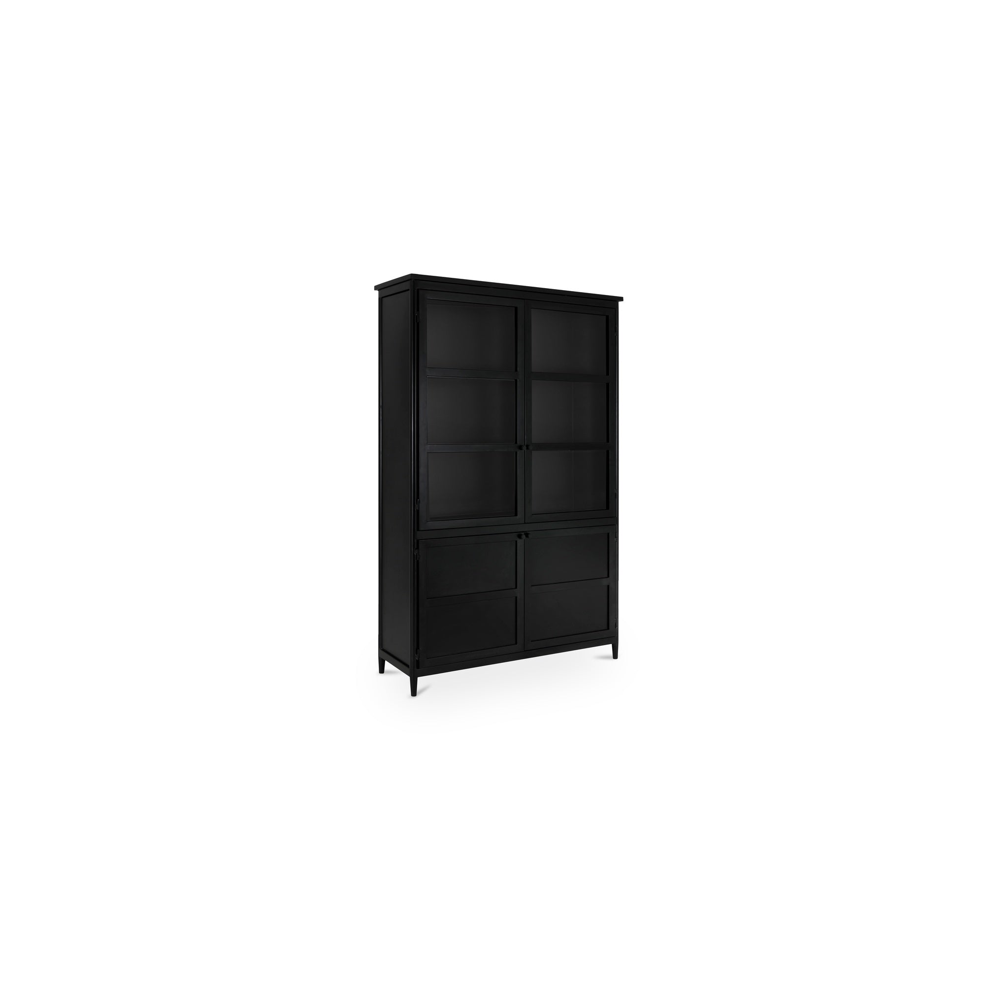 Moes Henry Metal Tall Cabinet Black GK-1142-02