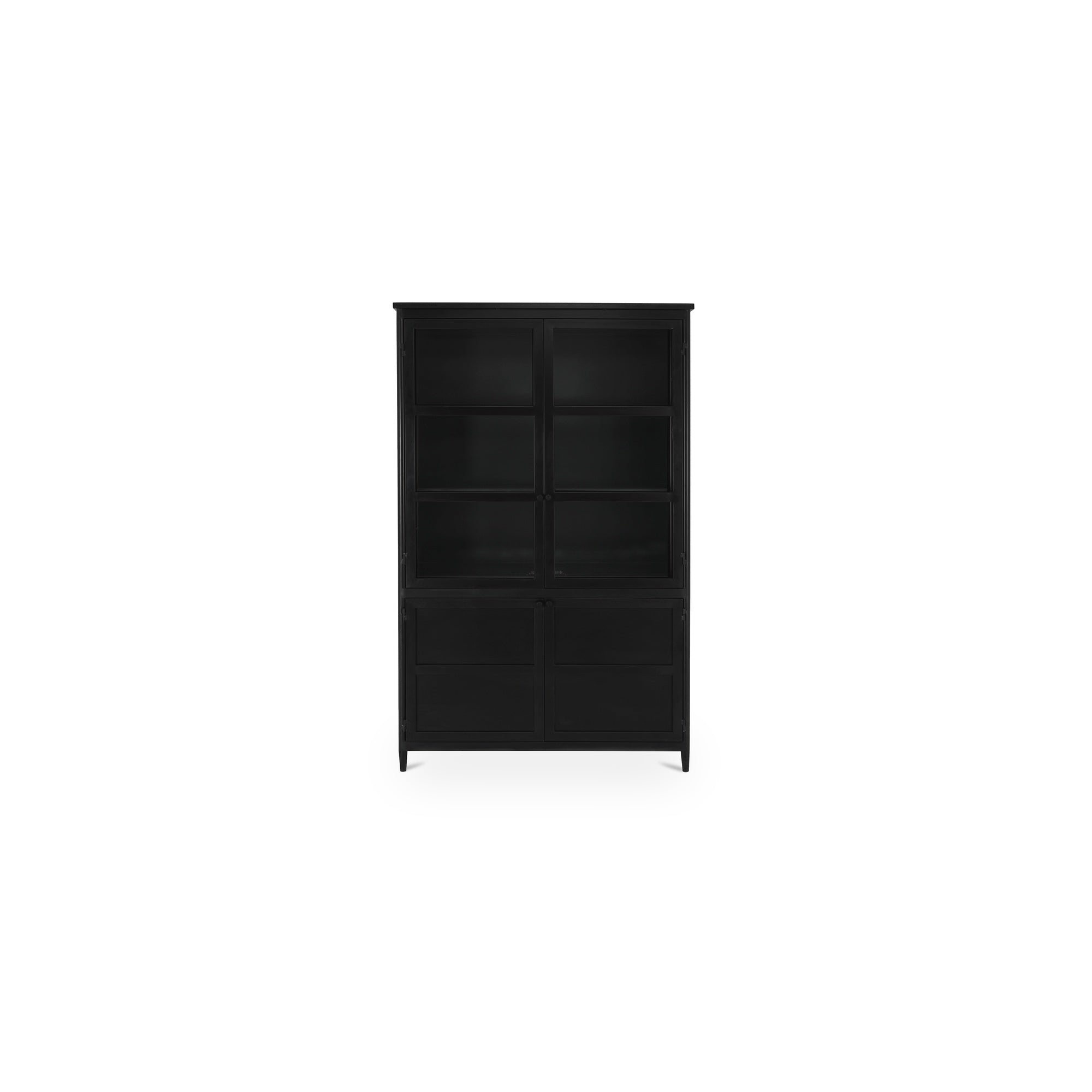 Moes Henry Metal Tall Cabinet Black GK-1142-02