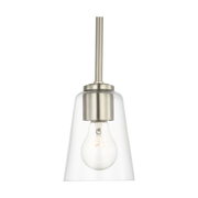 Miles One Light Mini-Clear Glass Pendant