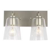 Miles Medium Clear Glass Vanity