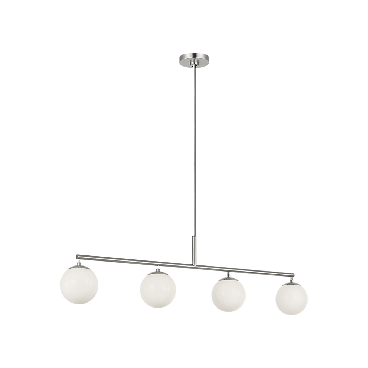 Visual Comfort Nube Four Light Linear Chandelier