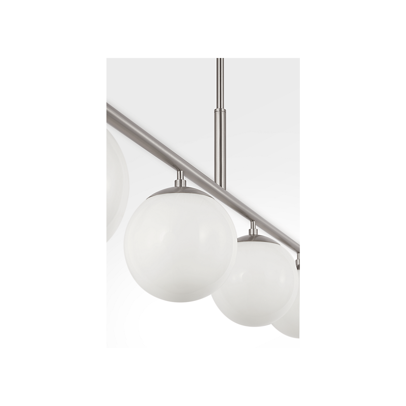 Visual Comfort Nube Four Light Linear Chandelier