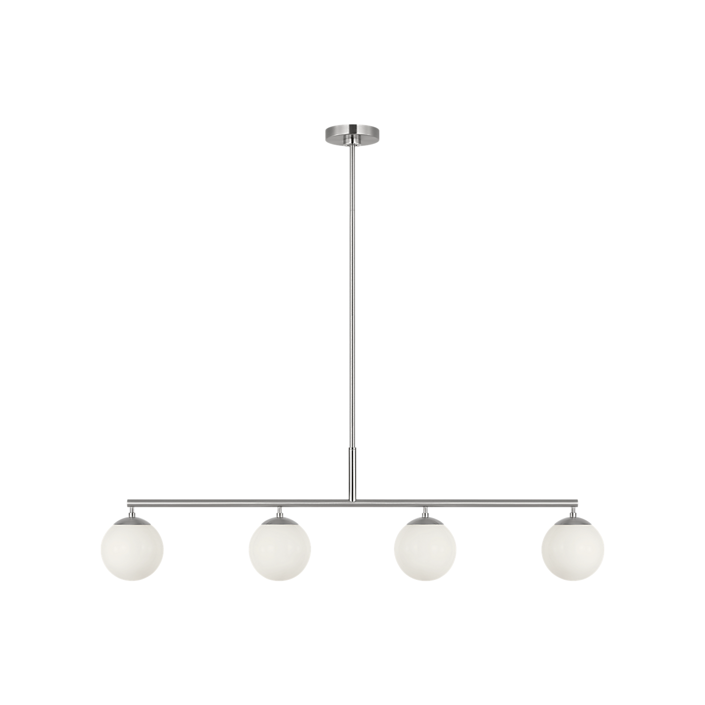 Visual Comfort Nube Four Light Linear Chandelier