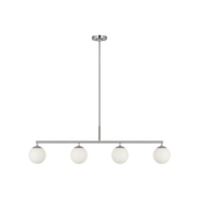 Visual Comfort Nube Four Light Linear Chandelier