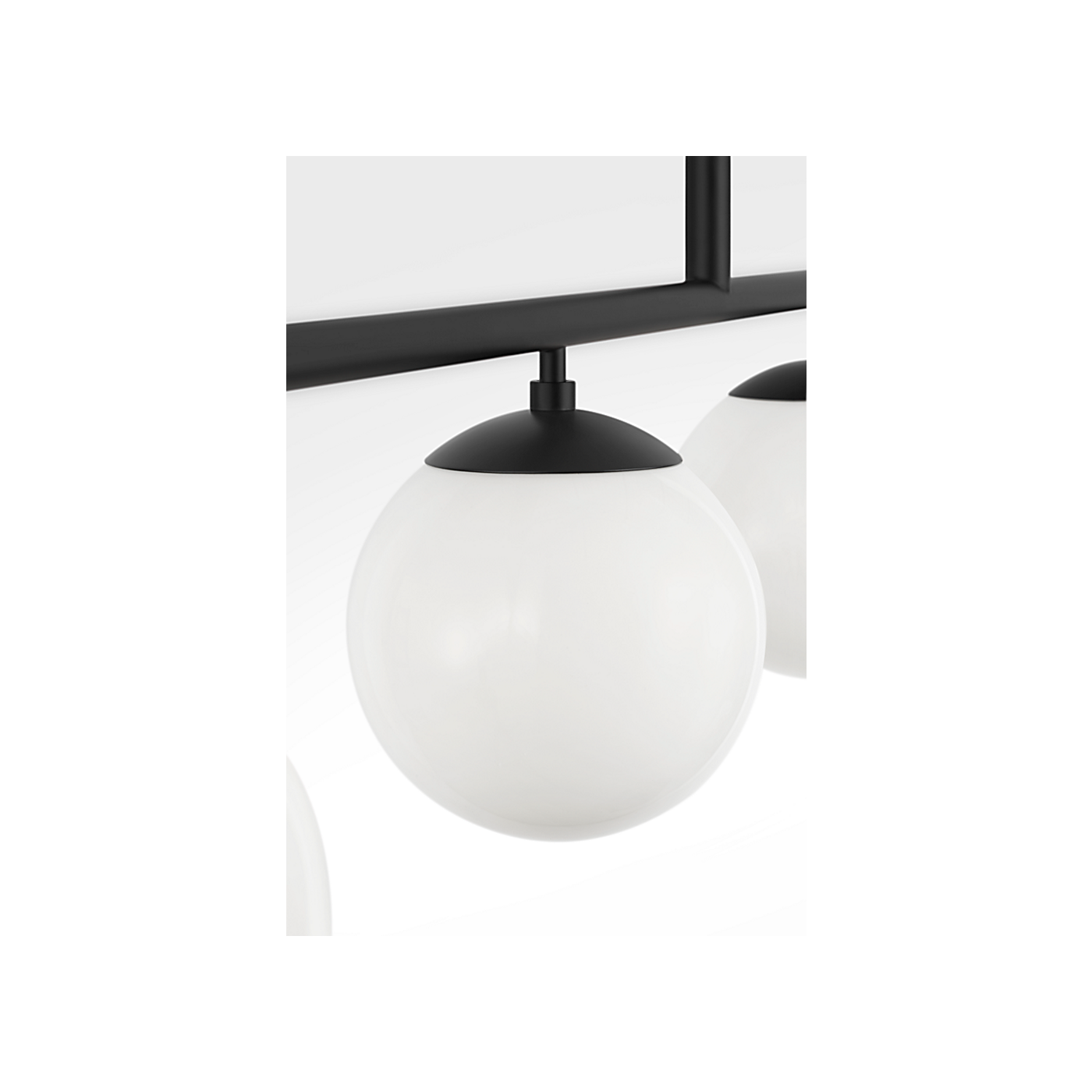 Visual Comfort Nube Four Light Linear Chandelier