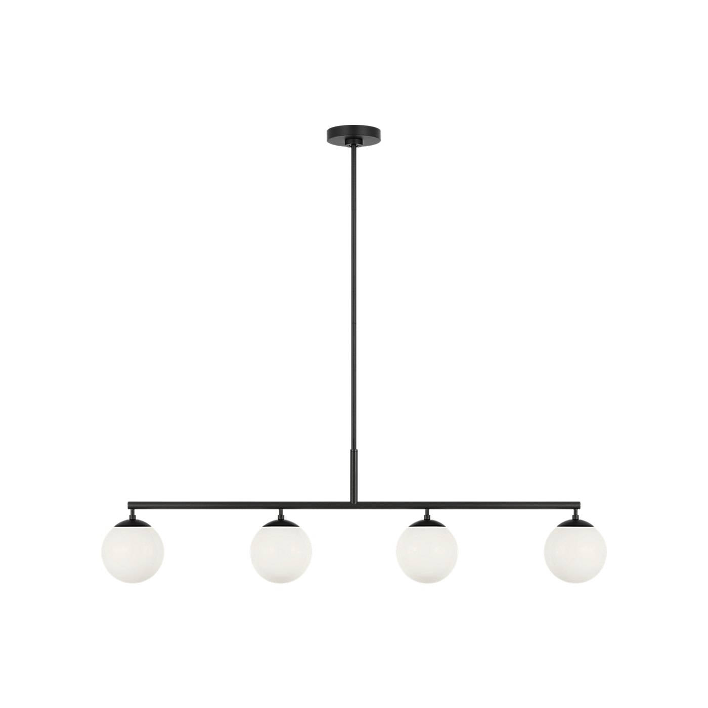 Visual Comfort Nube Four Light Linear Chandelier