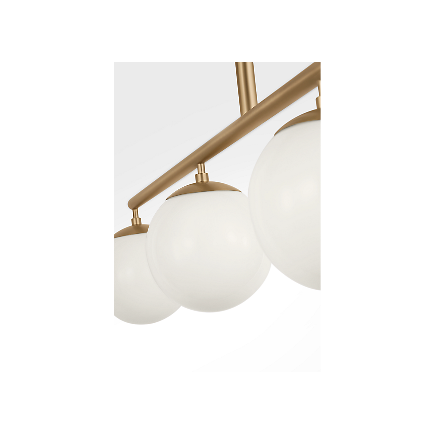 Visual Comfort Nube Four Light Linear Chandelier