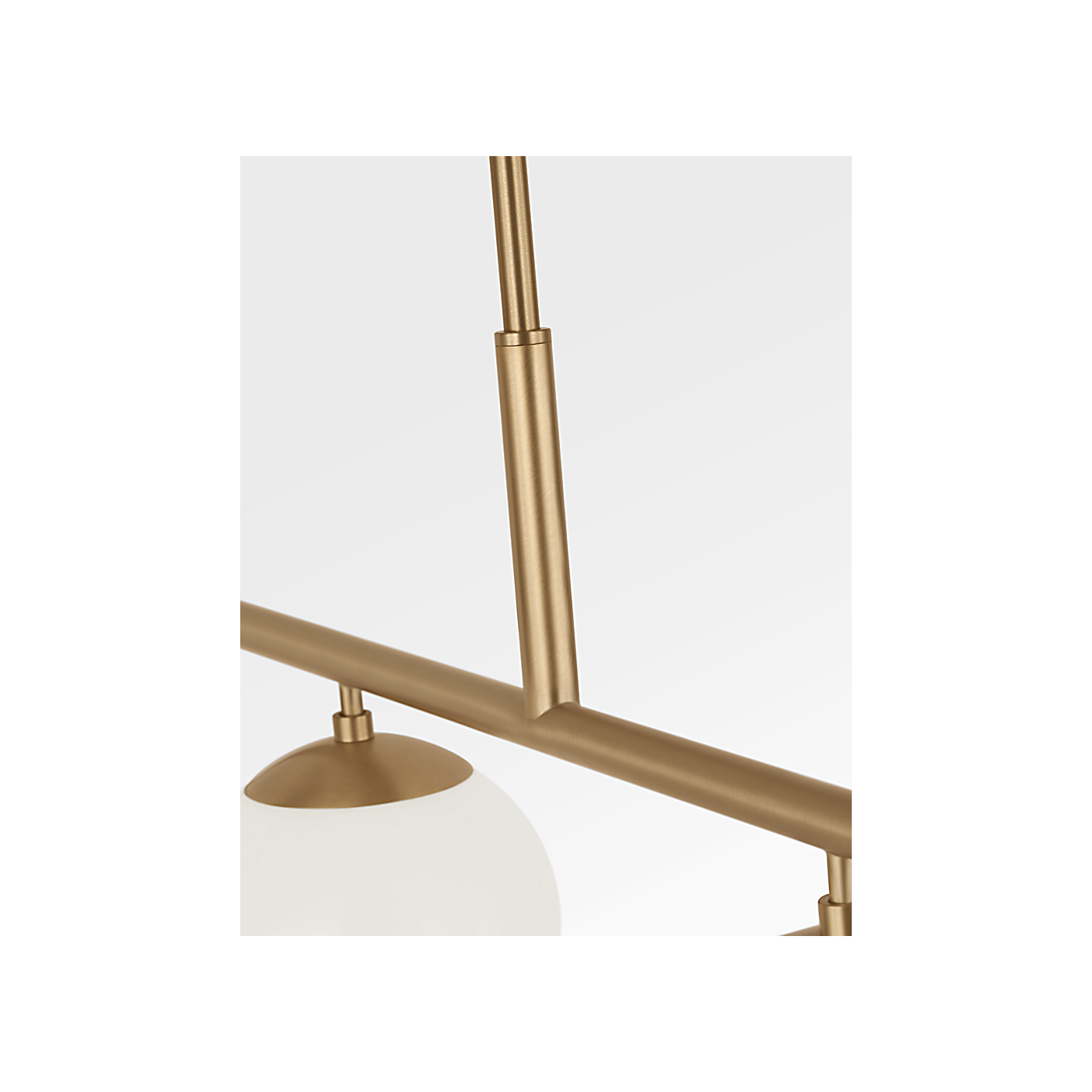 Visual Comfort Nube Four Light Linear Chandelier