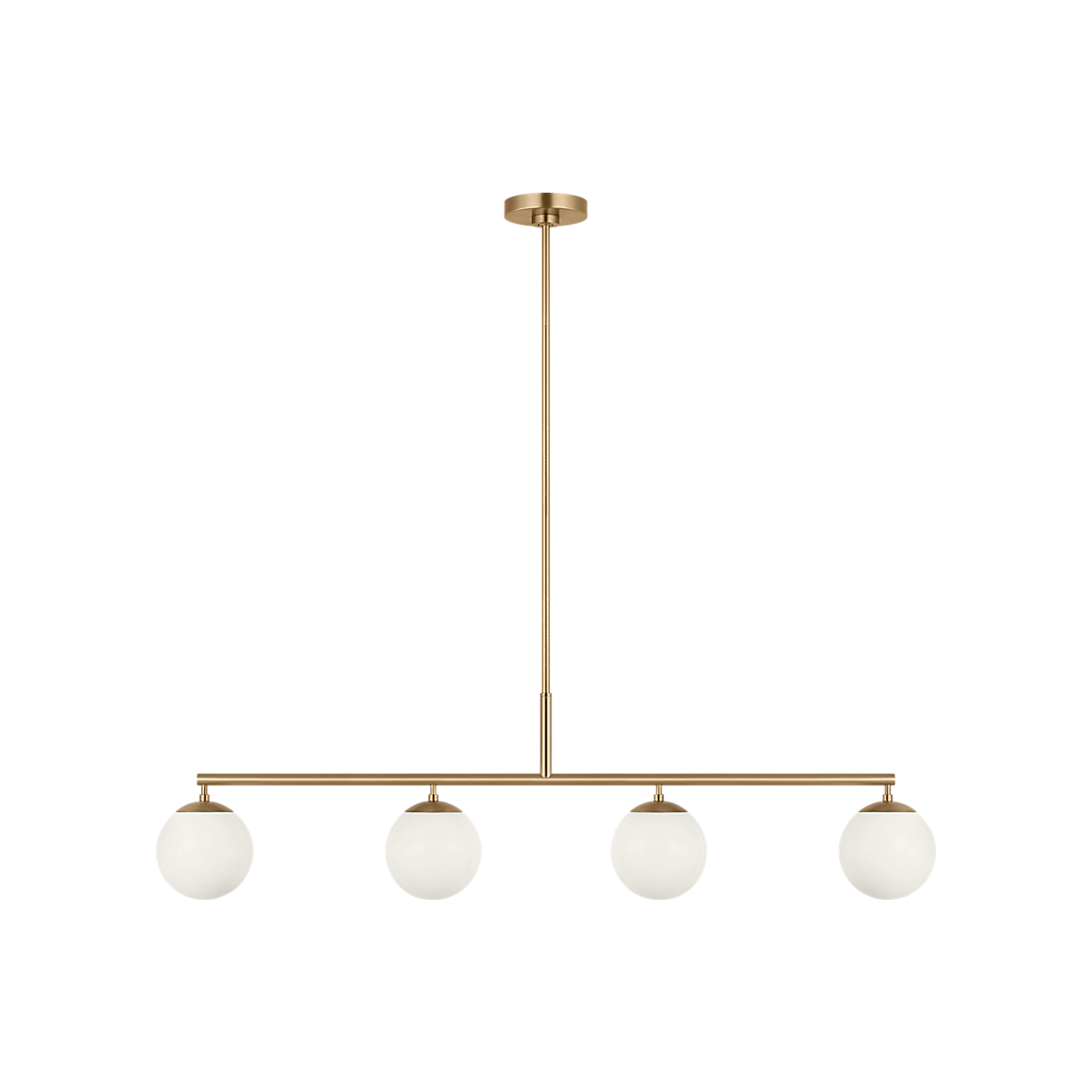 Visual Comfort Nube Four Light Linear Chandelier