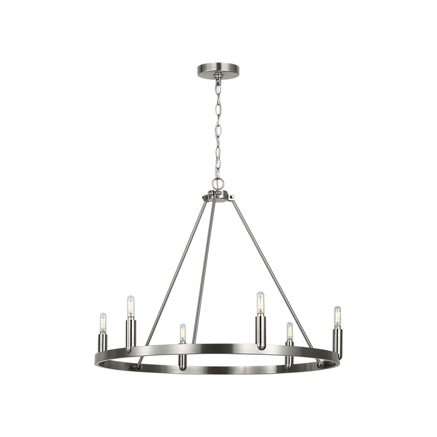 Visual Comfort Mirla Six Light Chandelier