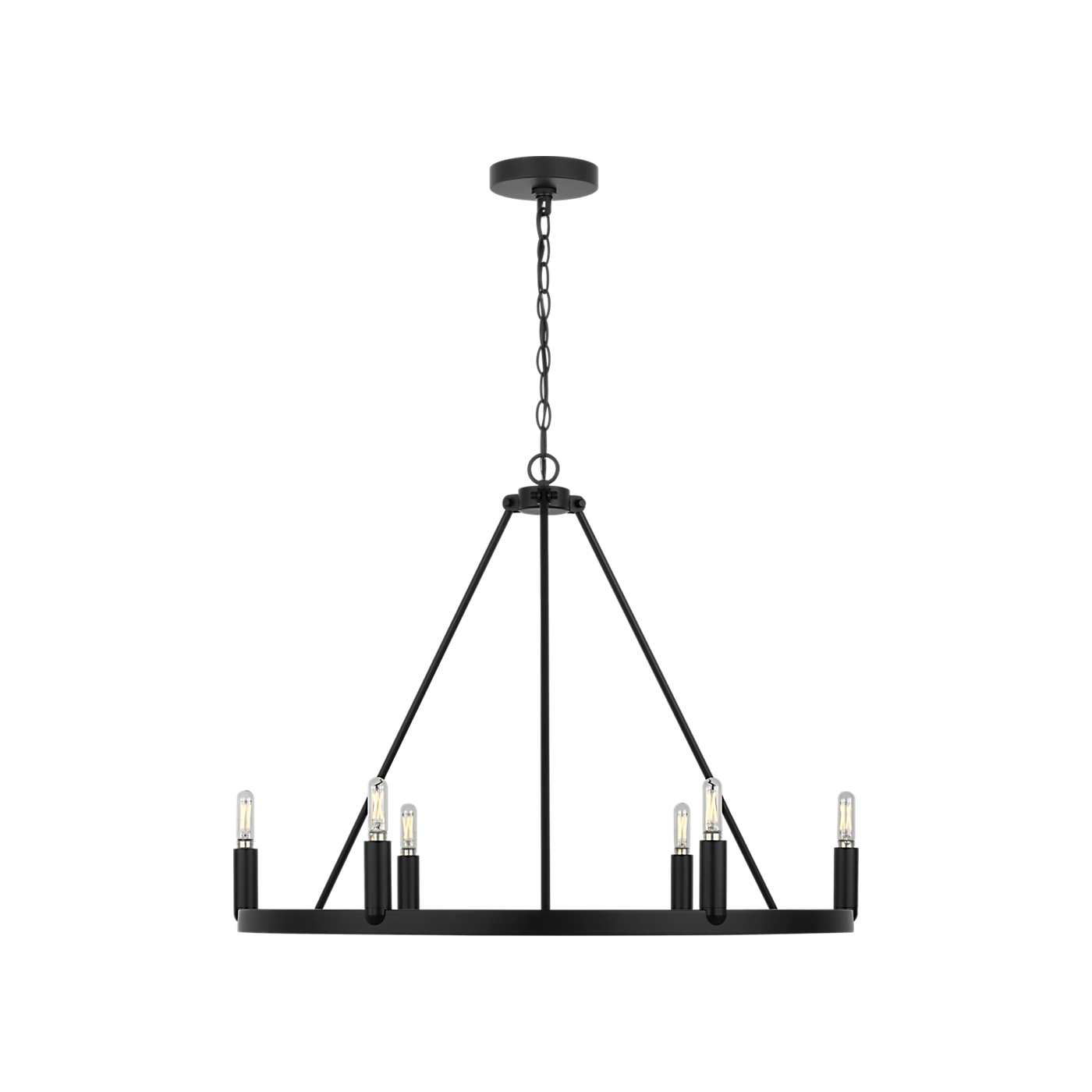 Visual Comfort Mirla Six Light Chandelier