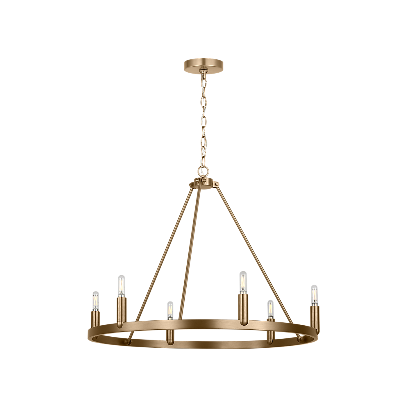 Visual Comfort Mirla Six Light Chandelier
