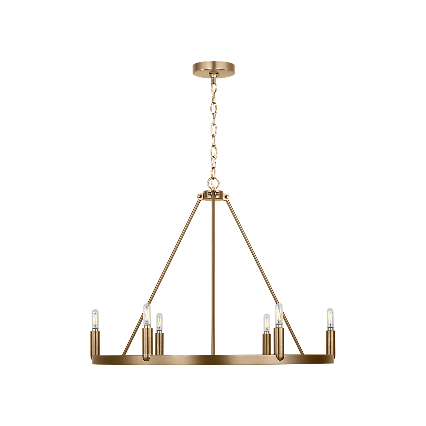 Visual Comfort Mirla Six Light Chandelier