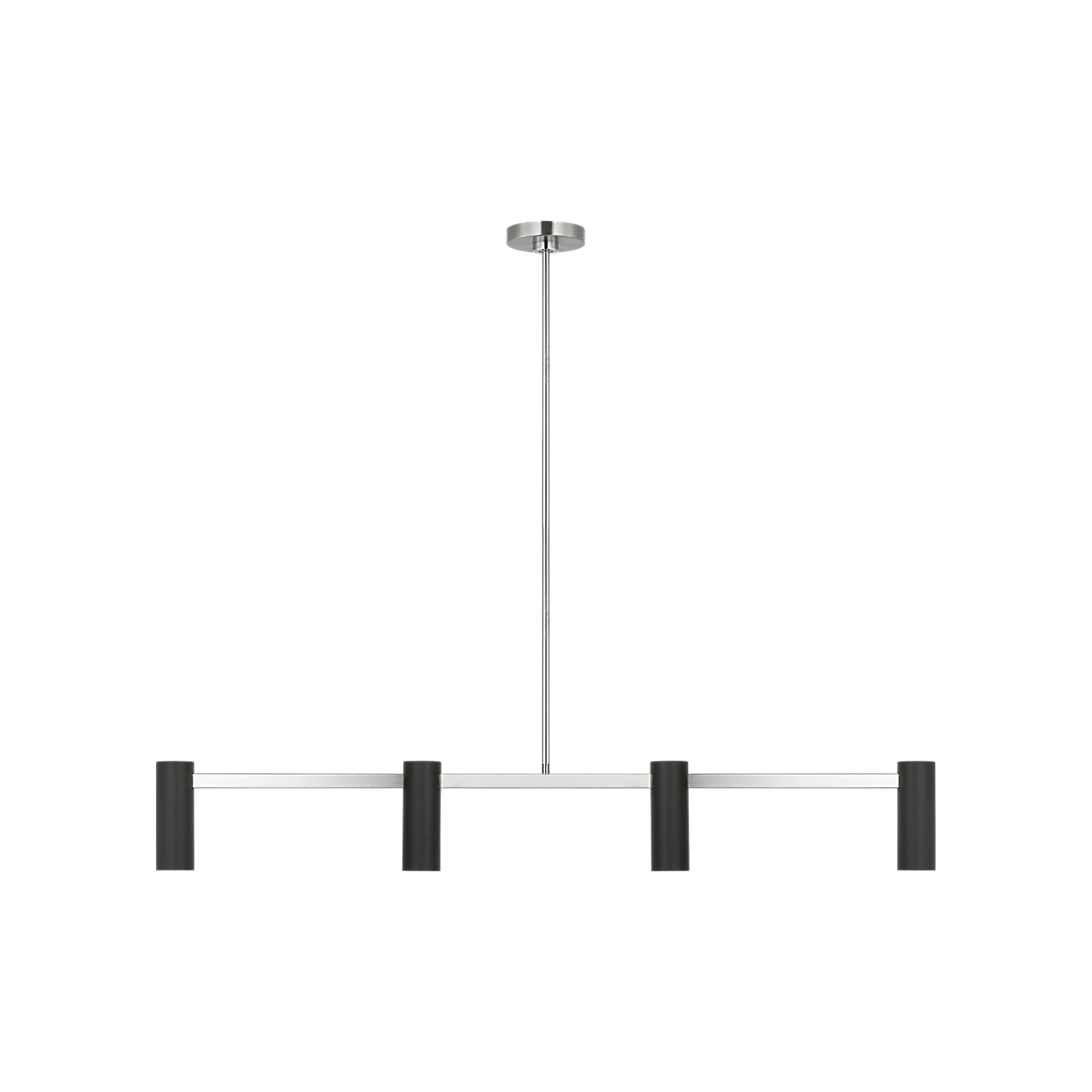 Visual Comfort Zentro Four Light Linear Chandelier