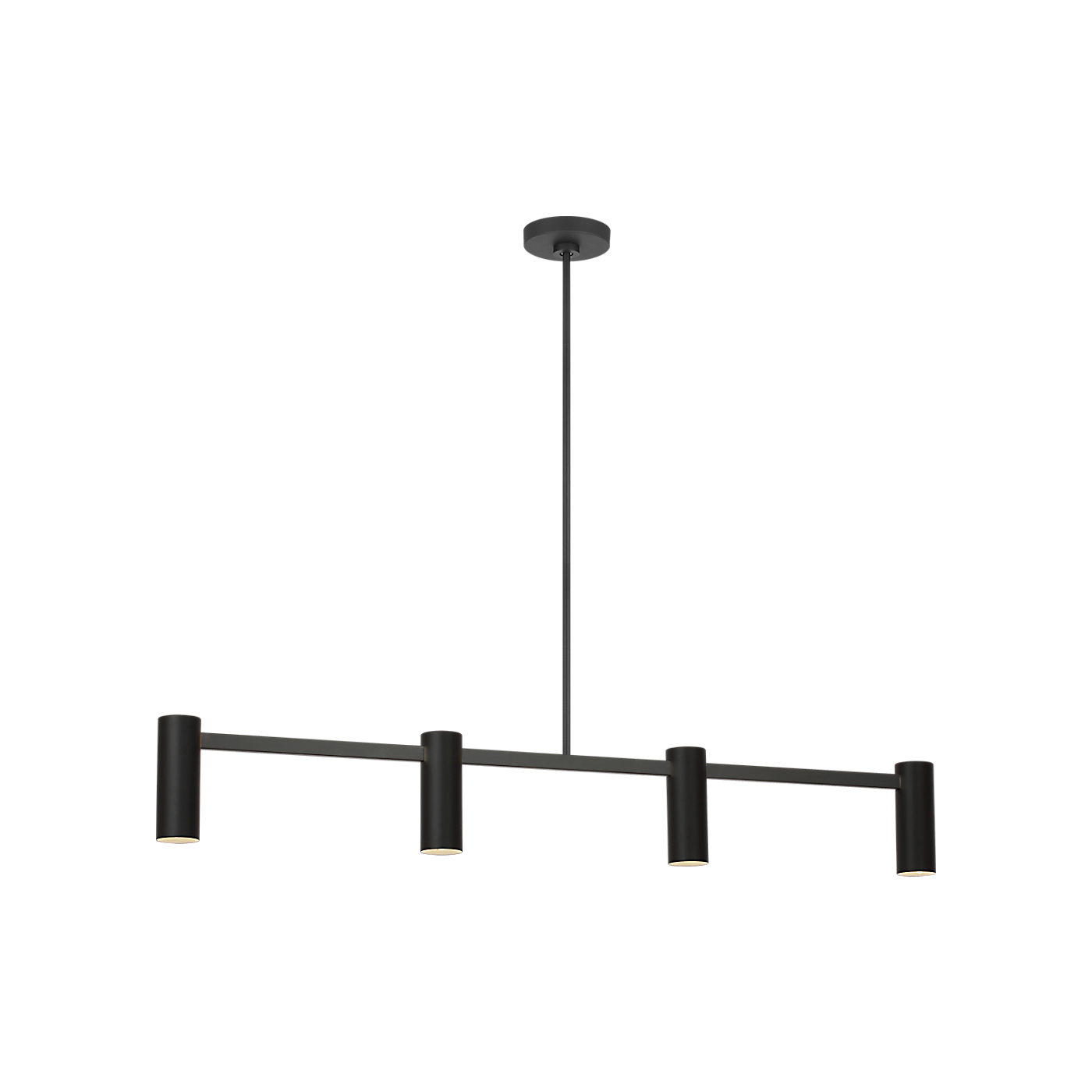 Visual Comfort Zentro Four Light Linear Chandelier