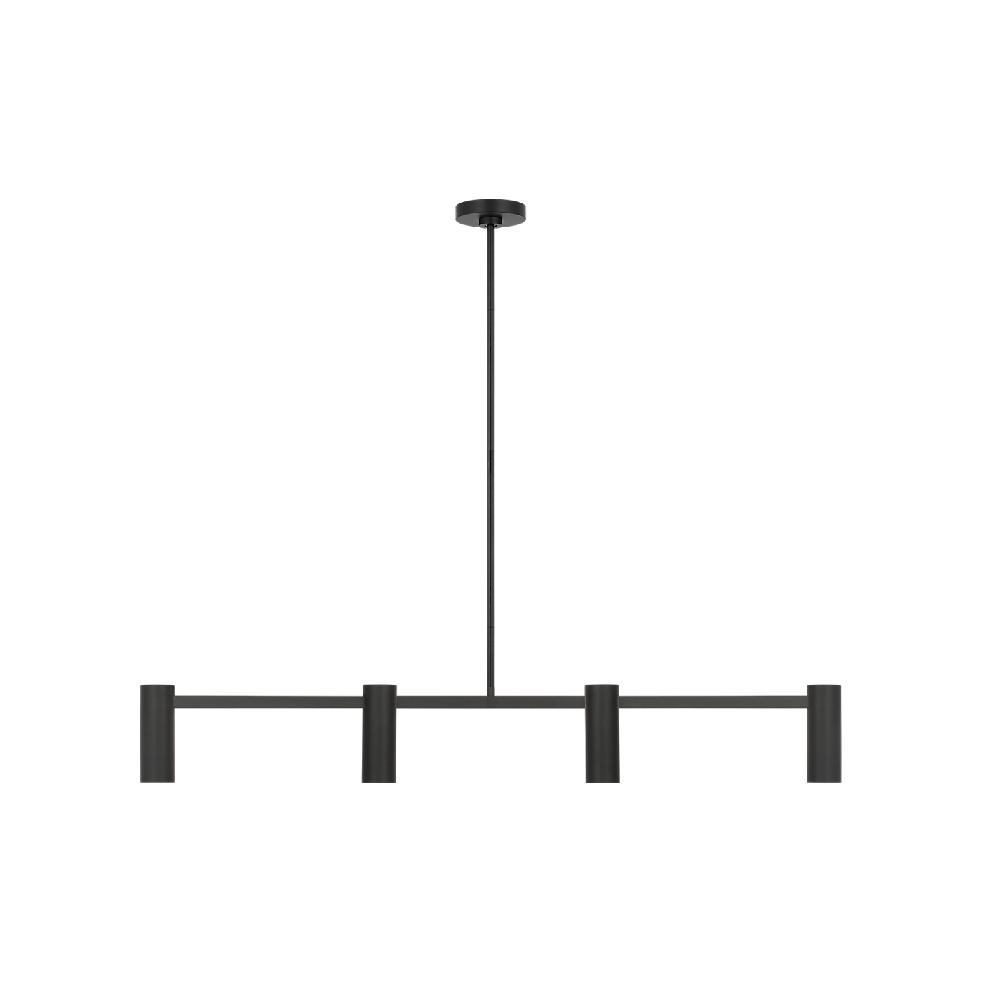 Visual Comfort Zentro Four Light Linear Chandelier
