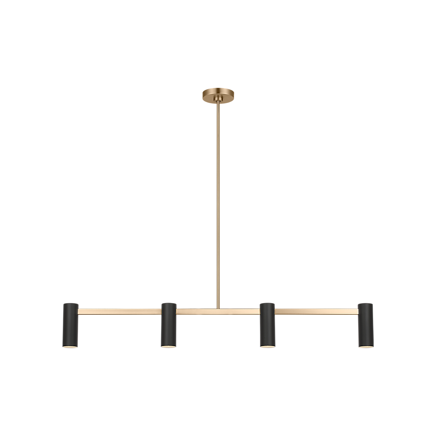 Visual Comfort Zentro Four Light Linear Chandelier