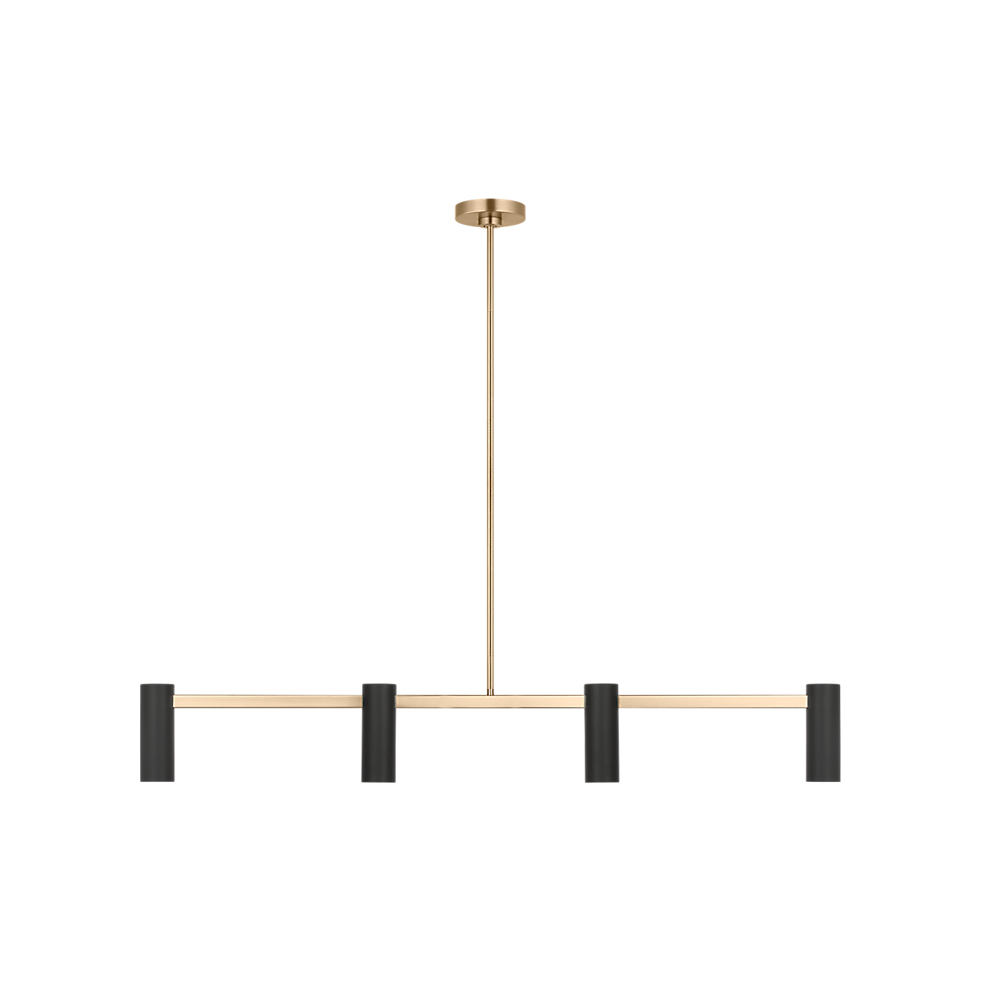 Visual Comfort Zentro Four Light Linear Chandelier