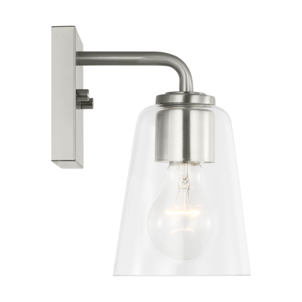 Miles Small Clear Glass Vanity