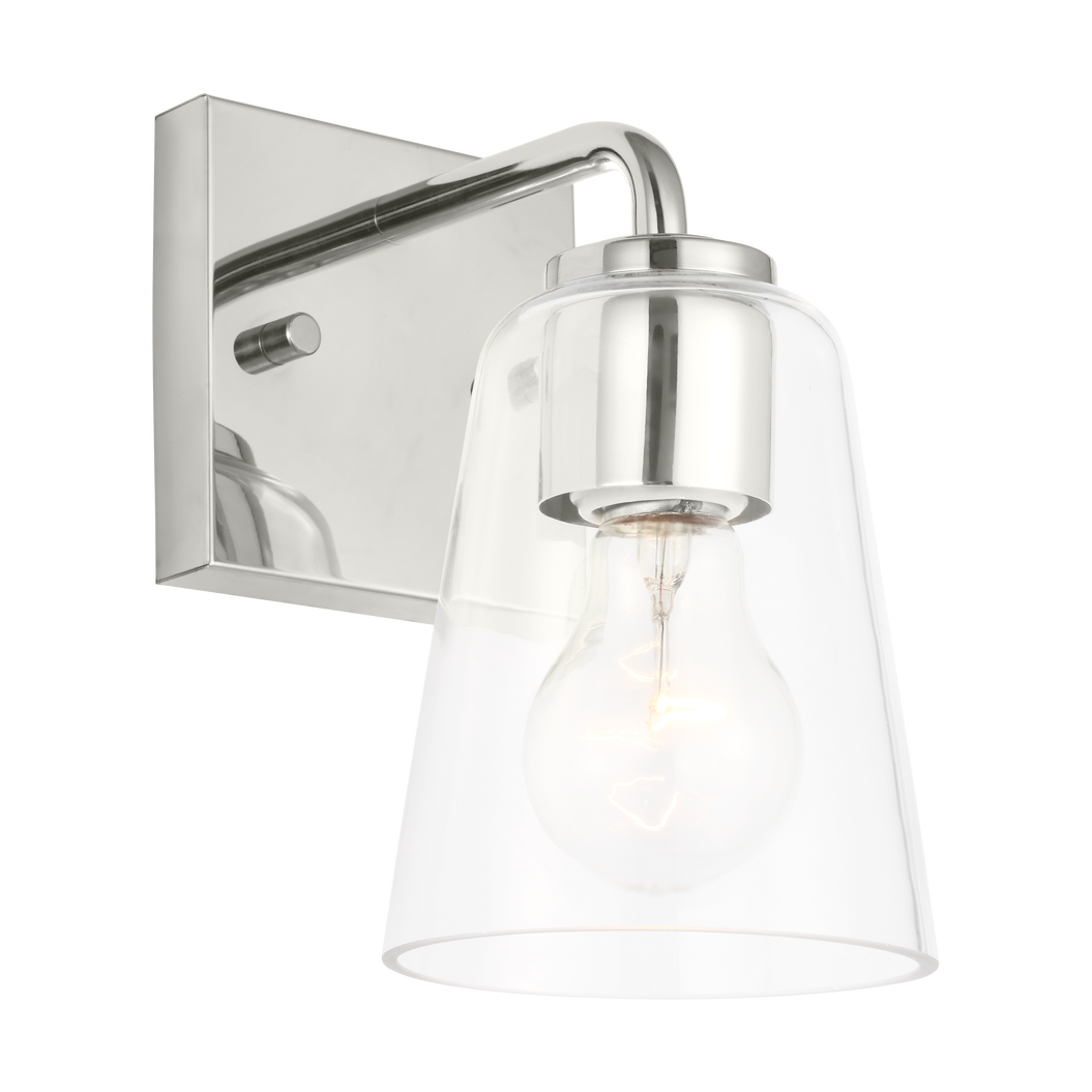 Miles Small Clear Glass Vanity