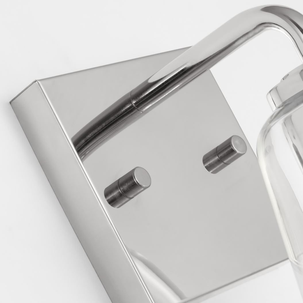 Miles Small Clear Glass Vanity