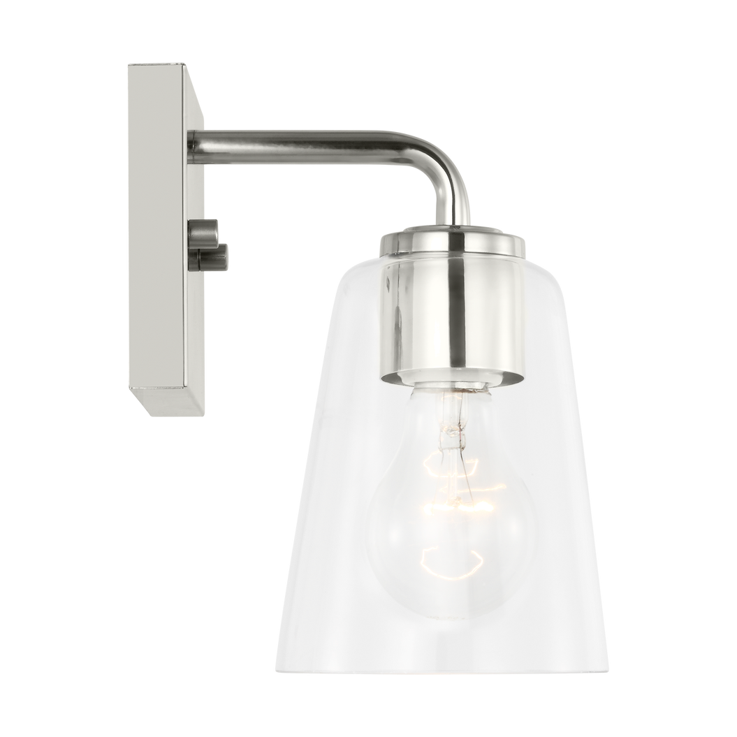 Miles Small Clear Glass Vanity