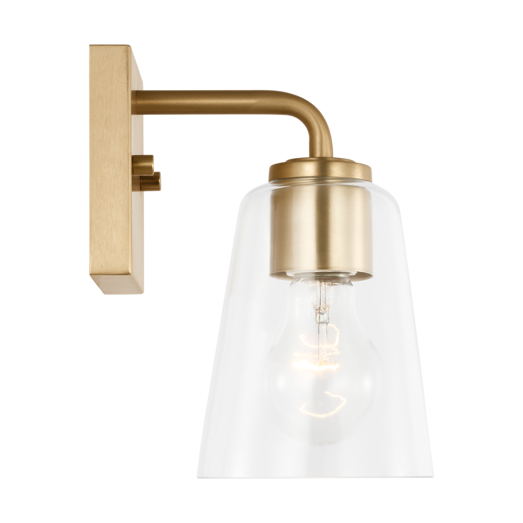 Miles Small Clear Glass Vanity