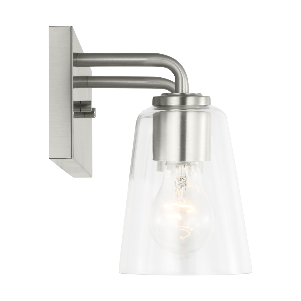Miles Medium Clear Glass Vanity