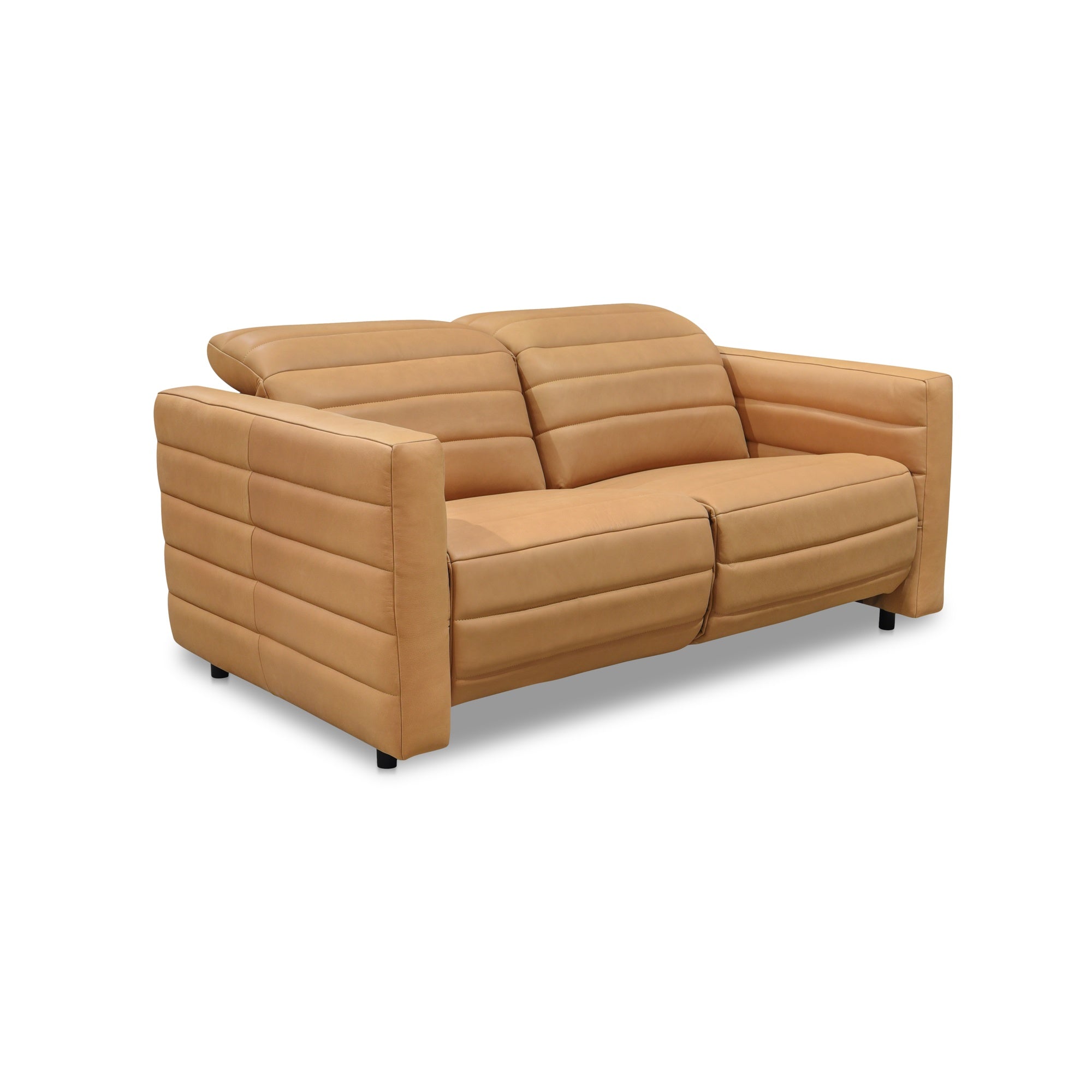 Moes Juno Power Recliner Sofa Tan Leather GO-1011-40-0