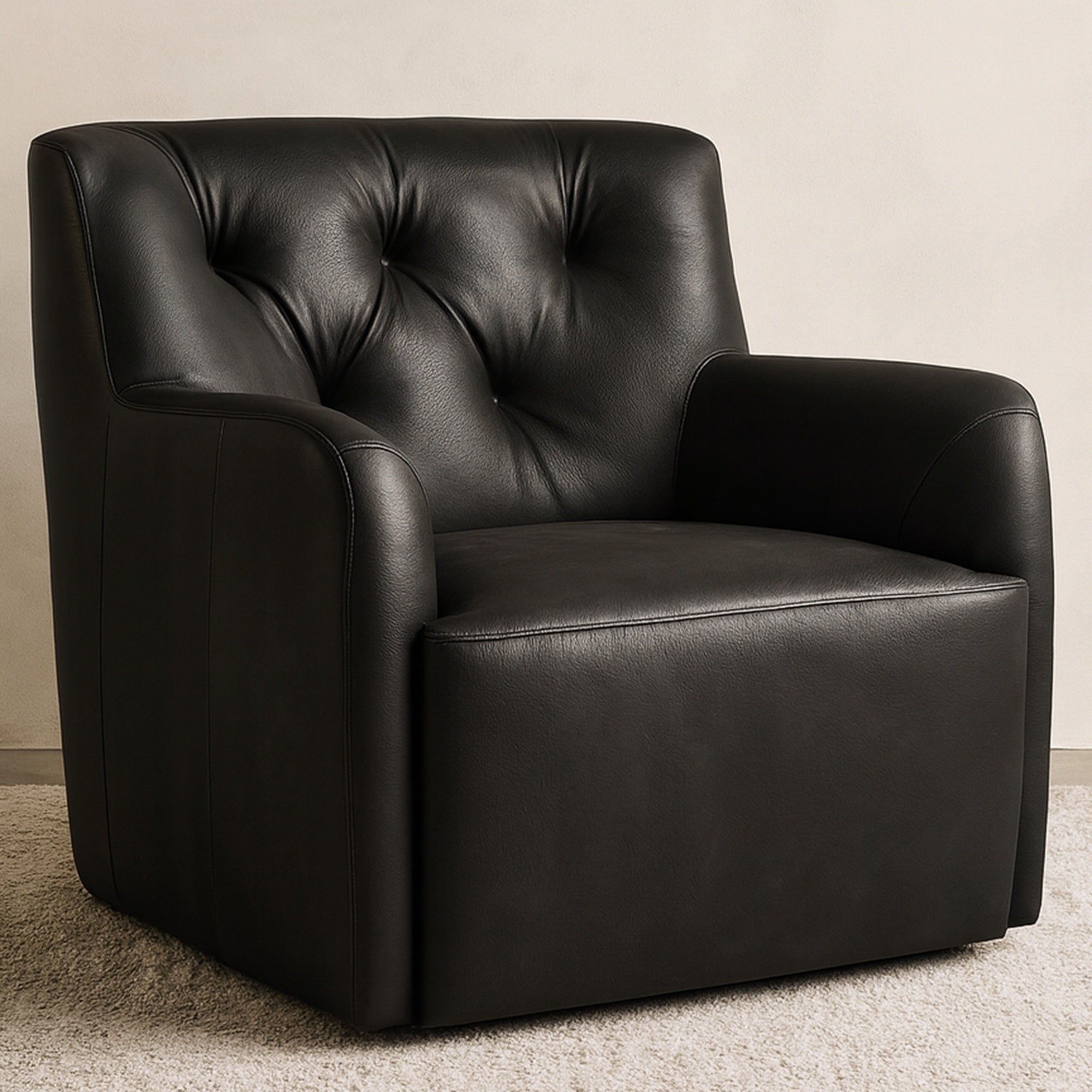 Moes Sullivan Swivel Chair Black GO-1012-02