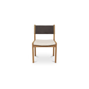 Moes Carol Dining Chair Deep Brown Leather Set of Two GO-1018-20