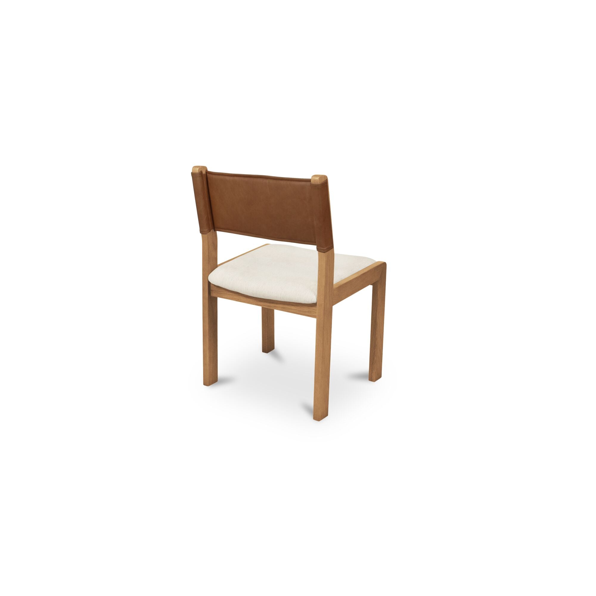 Moes Carol Dining Chair Tan Leather Set of Two GO-1018-40