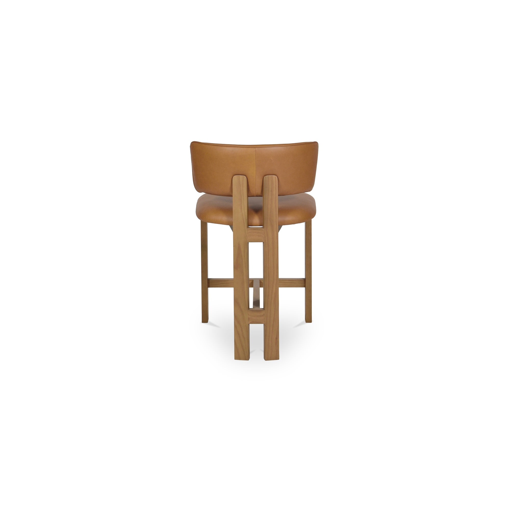 Moes Morel Counter Stool Brown Leather GO-1024-03